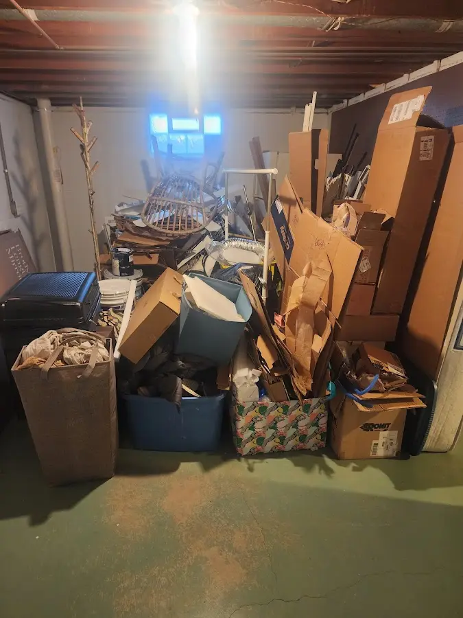 Roll-off dumpster container at job site for Construction Dumpster Rental in Stayton